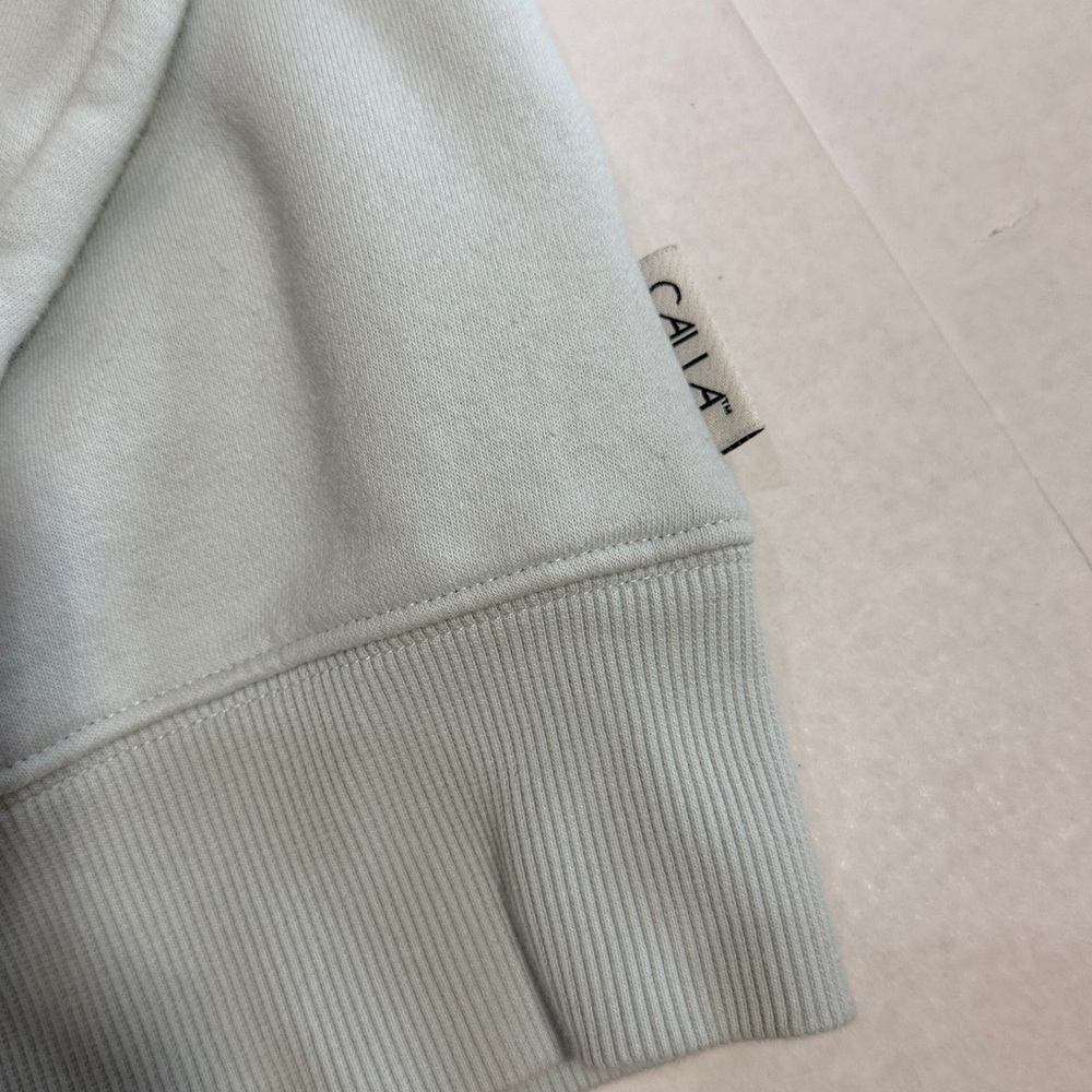 Calia Light Blue Green Zip-Up Hoodie - Picture 3 of 7